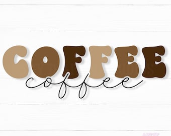 Coffee Svg, Coffee Svg Design, Coffee Svg Files, Coffee Mug Svg, Coffee Lover, Retro Coffee Svg, Coffee Stacked Svg, Cricut Cut file Svg,
