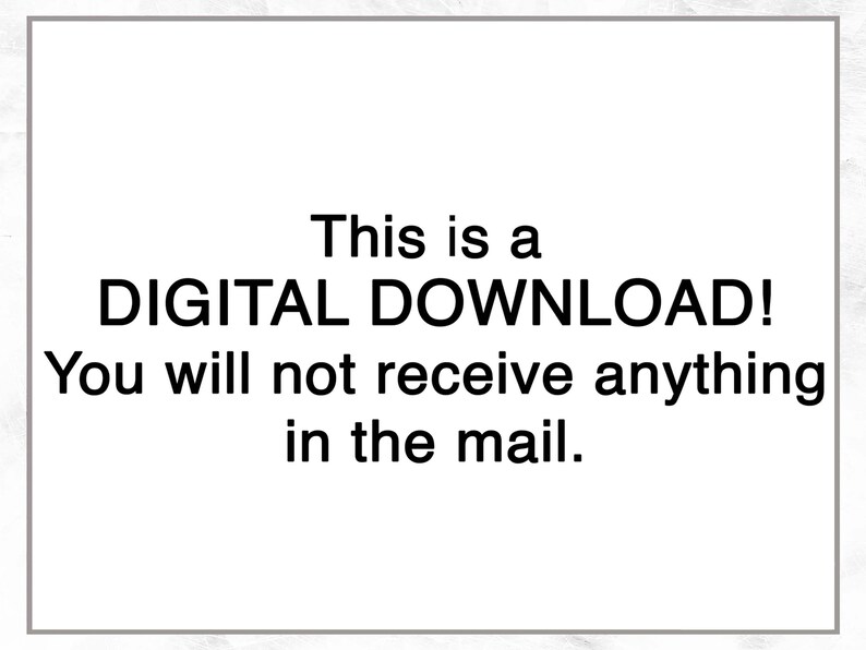 Puede incluir: Fondo blanco con borde gris. El texto dice: "&iexcl;Esta es una DESCARGA DIGITAL! No recibir&aacute;s nada por correo."
