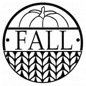 Fall svg, fall sign svg, Fall Round Sign Svg,  Pumpkin Welcome Sign svg,  Autumn sign svg, Svg Designs, PNG, Pumpkin svg, Silhouette, Cricut