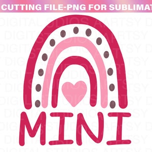 Mini Valentines Day Rainbow Svg, Happy valentine svg, Love Svg, Heart svg, Valentine Quote svg,Valentines Day PNG, Love Heart SVG Cut File