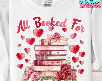 Gebucht für Valentinstag PNG - Lehrer Valentine Design (Digitaler Download)