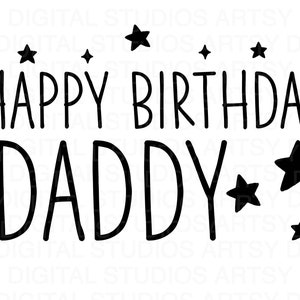 Alles Gute zum Geburtstag Papa SVG, Vater SVG, Papa, sofortiger digitaler Download, SVG, Png, Cricut geschnitten Datei