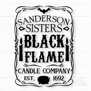Black Flame Candle - Etsy