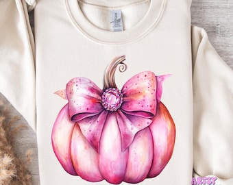 Calabaza coqueta PNG: Diseño de camiseta de otoño (Descarga digital)