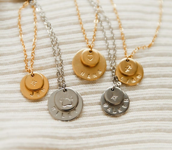 Etsy monogram jewelry clearance