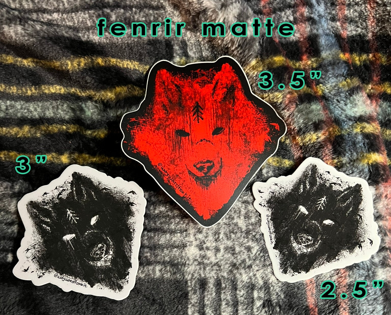 Fenrir" Sticker For Sale By Sandarmi