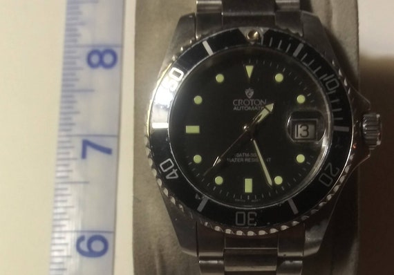 croton skeleton watch