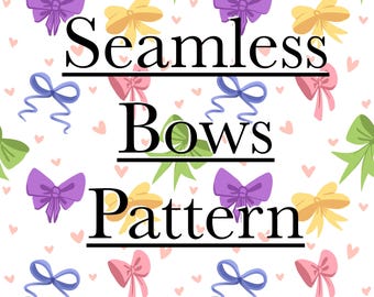 Seamless Bows Pattern for Business use