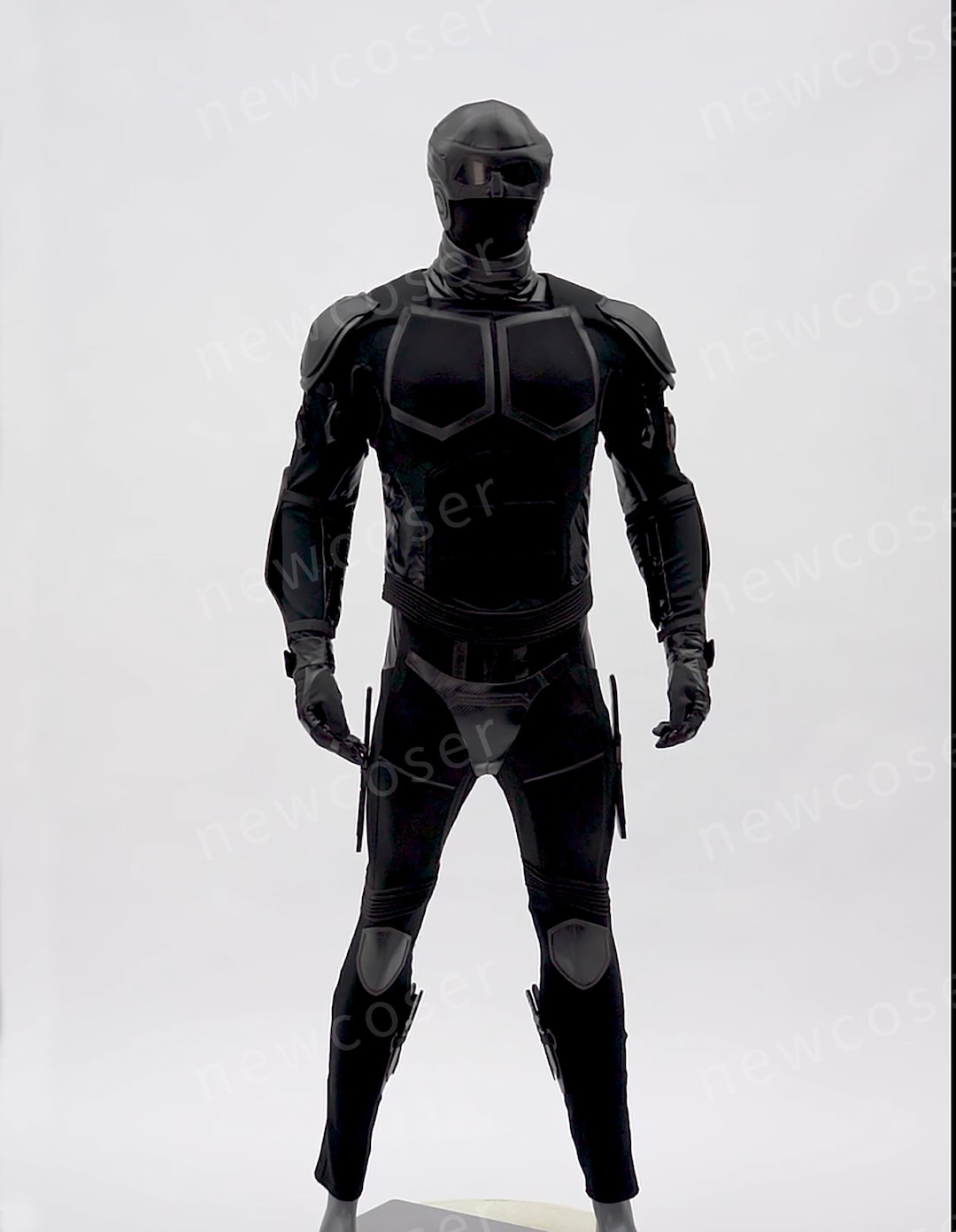 Black Noir Costume Cosplay Suit Boots Outfit Etsy