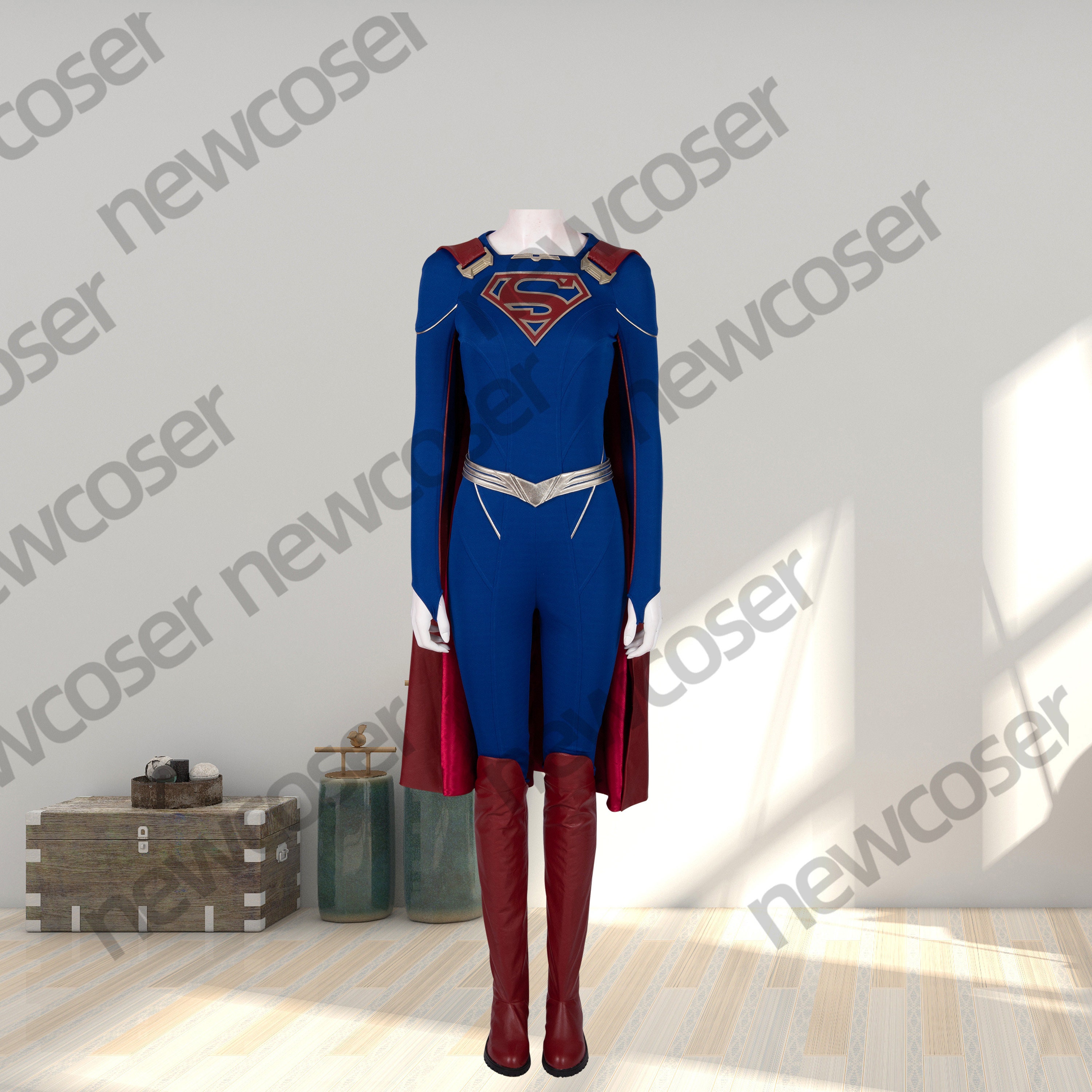 Women's Adult Supergirl Costume Tv Show Costume Etsy
