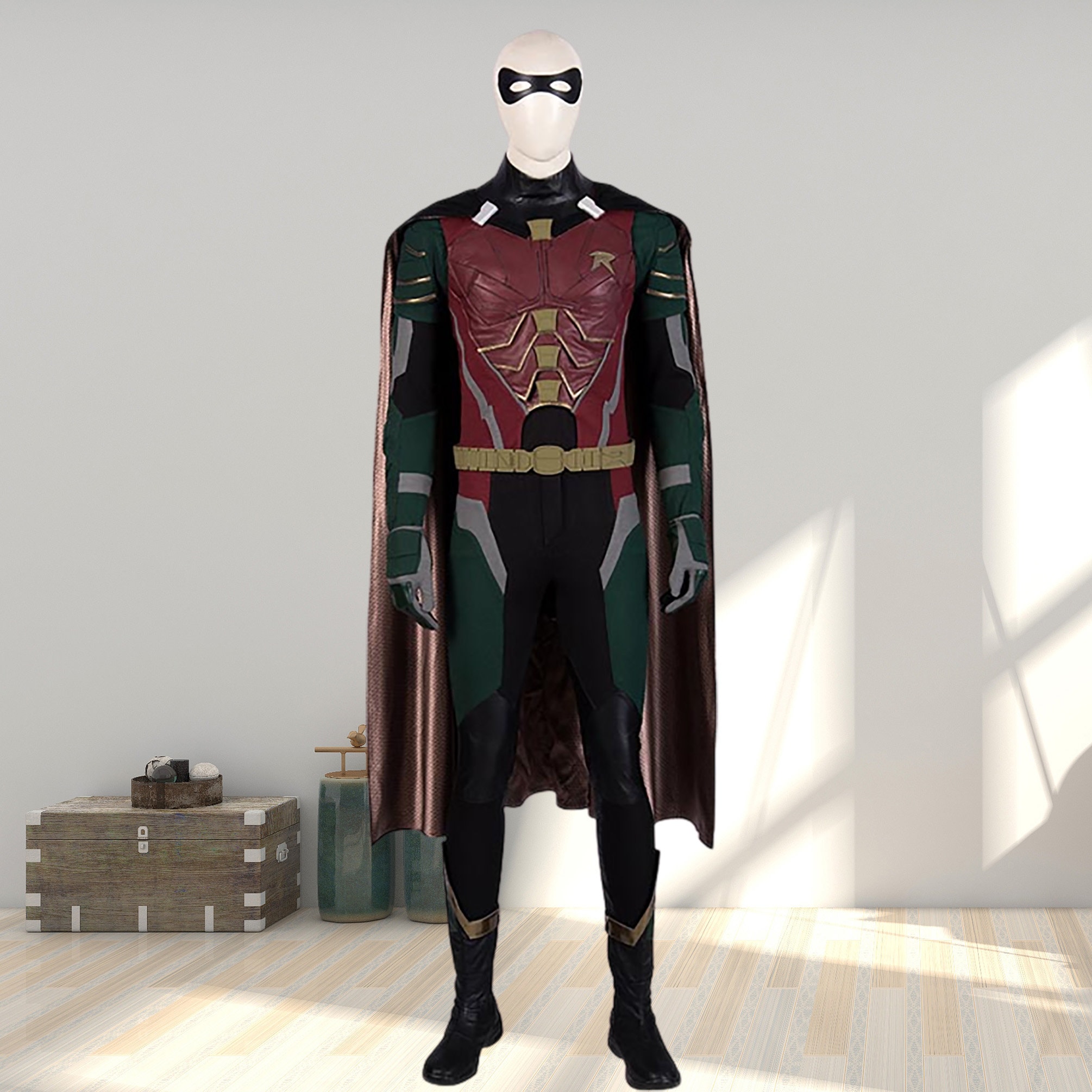 Punto muerto Prohibir Enemistarse Robin costume - Etsy España