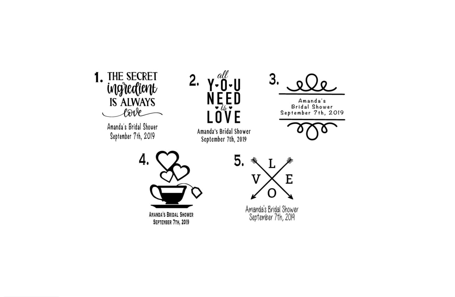 Bulk Bridal Shower Gift Engraved Wooden Spoon Bulk Favor Etsy