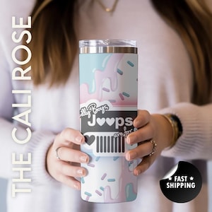 Jeep Girl Tumbler &#39;Silly Boys Jeeps For Girls&#39; - Ice Cream Drip & Sprinkles, 20oz Insulated Cup, Funny Off Road Gift for Her