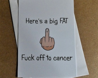 Cancer Card - Middle Finger