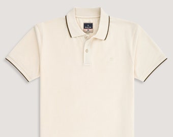 Men's Premium Off-White Polo | Men's Premium Polo