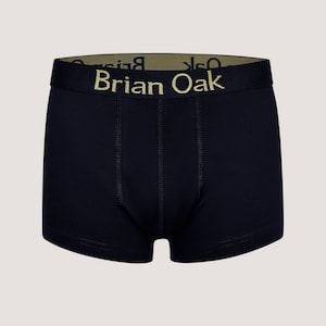 Mens Navy Stretchy Boxer Short