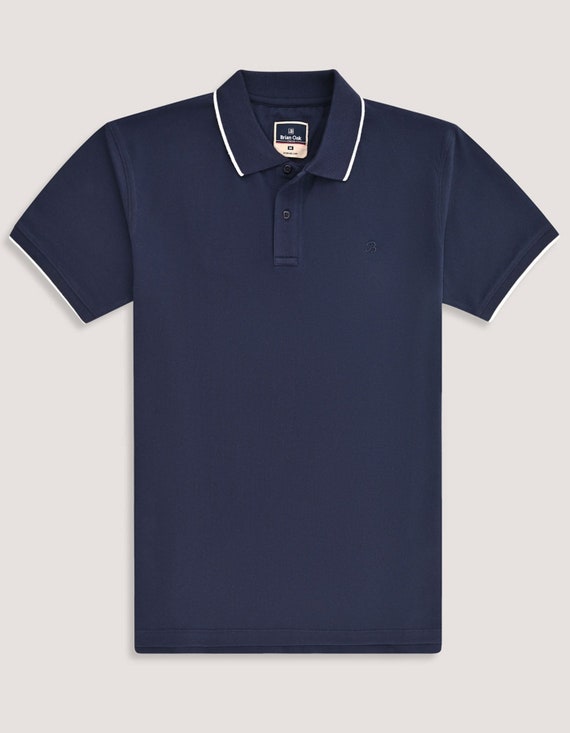 Men's Navy Premium Polo Shirt | Men's Premium Polo - Etsy