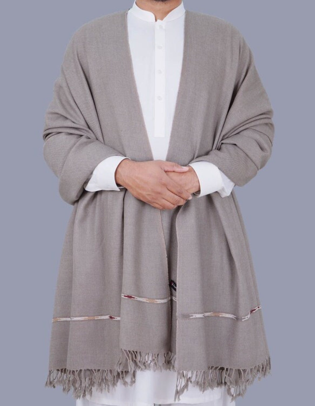 Premium Quality Pakistani/afghan Patoo Handmade Mens Dark Grey Plain ...