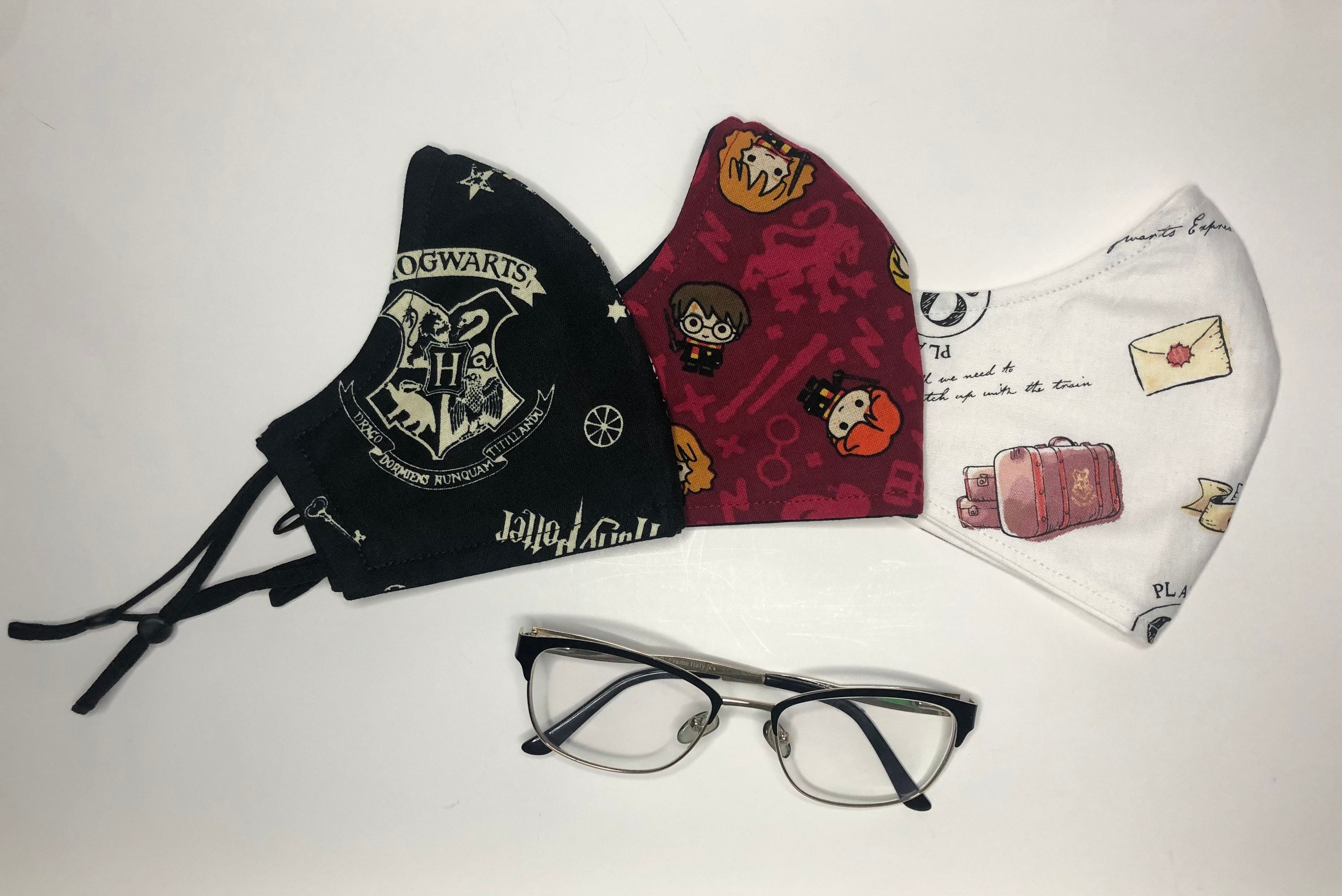 Harry Potter Reusable Face Mask 6 Patterns Available | Etsy