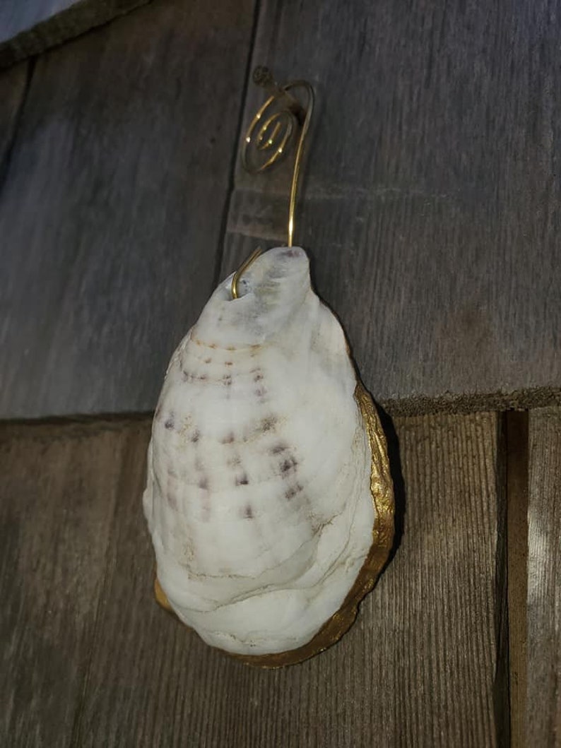 Indigo Mothers Day Gift *15 Ocean theme gift Oyster Ornament Nautical Cape Cod shellfish