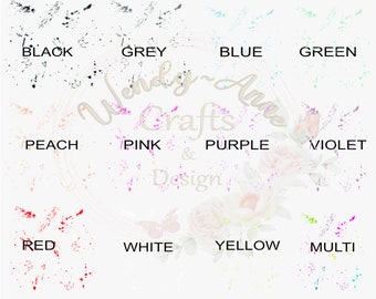 Splatter Background PNG per clipart a sublimazione