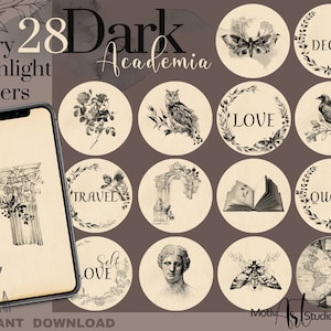 Dark Academia instagram highlights covers. 28 Dark Academia Aesthetic story highlights. Dark Academia girl neutral Instagram highlight icons