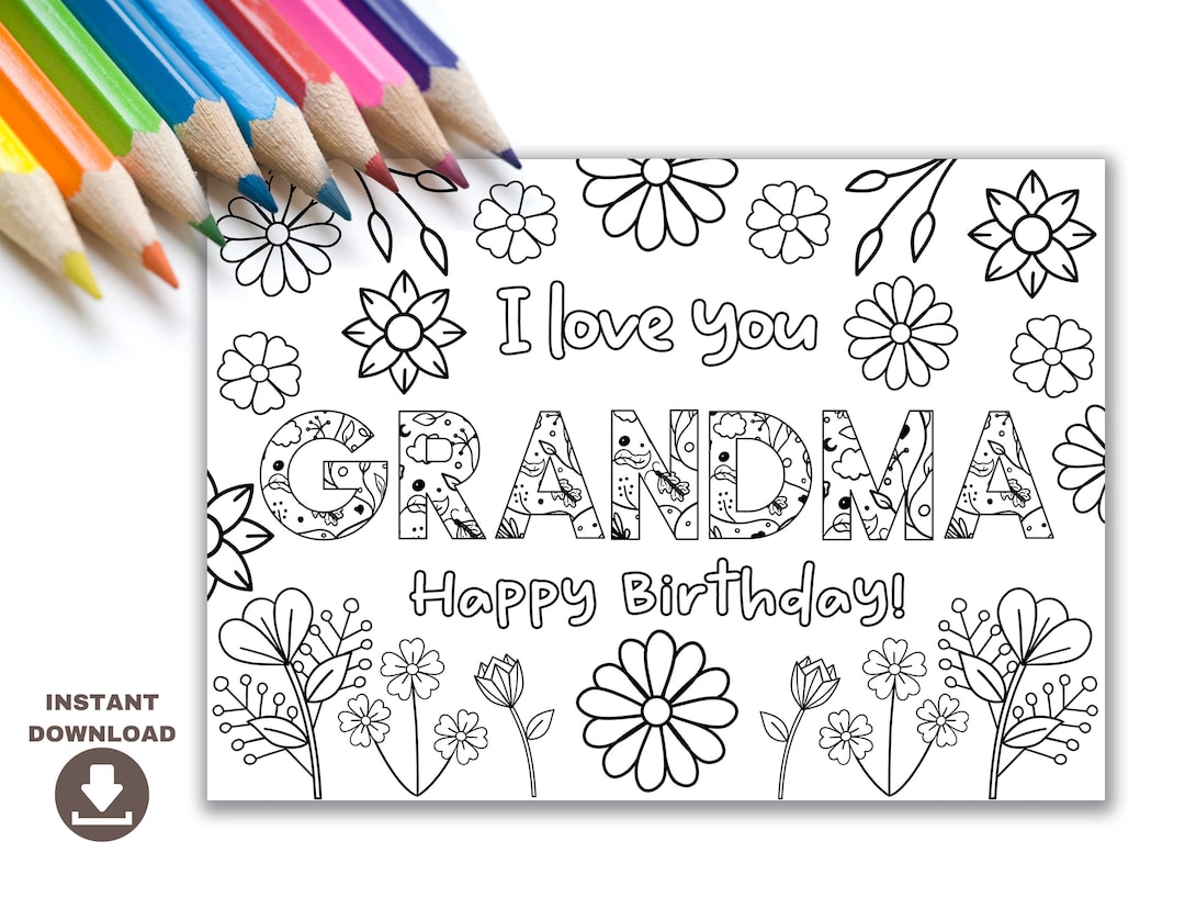 printable-coloring-birthday-card-for-grandma-grandmother-birthday-card-diy-gift-kids-craft-for-grandma-birthday-instant-download-card-etsy
