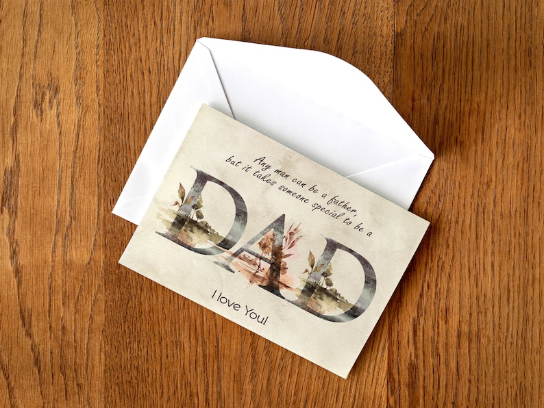 Printable Fathers Day Card for Husband From Wife. Fathers Day - Etsy