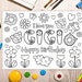 Printable Coloring Birthday Card for Gigi. Instant Download - Etsy