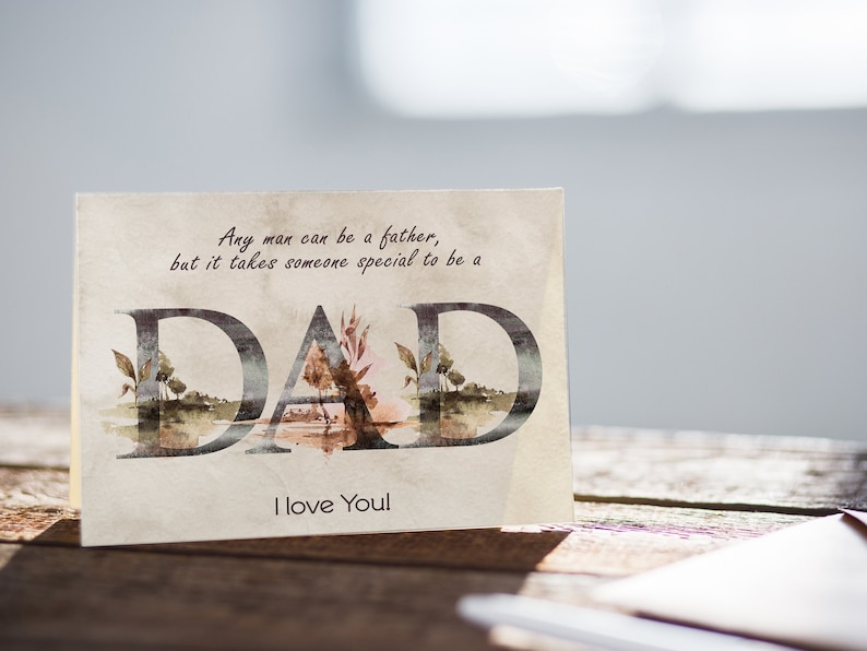 Printable Fathers Day Card for Husband From Wife. Fathers Day - Etsy