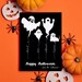 Personalized Halloween Ghost Family Wood Sign, Custom Spooky Season
