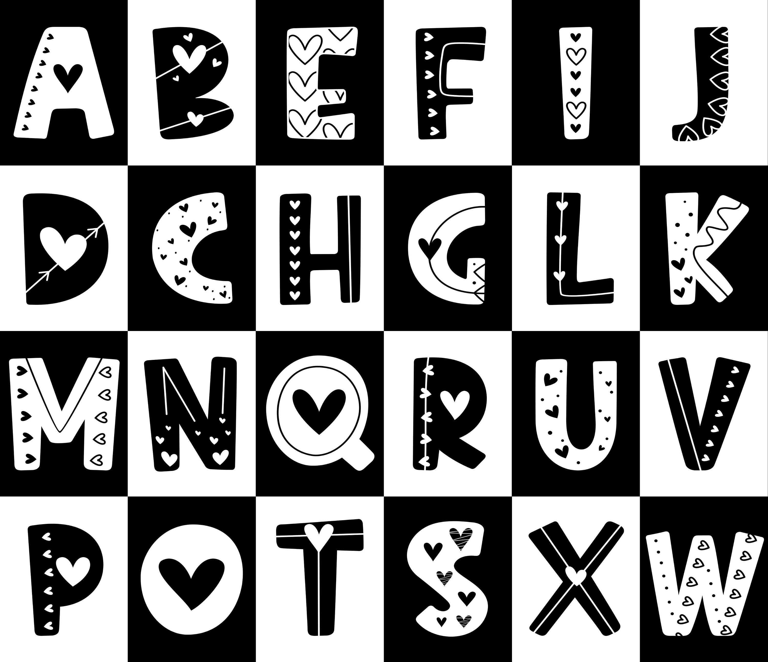 92 Baby Sensory Flash Cards Bundle Instant Download. Black and - Etsy