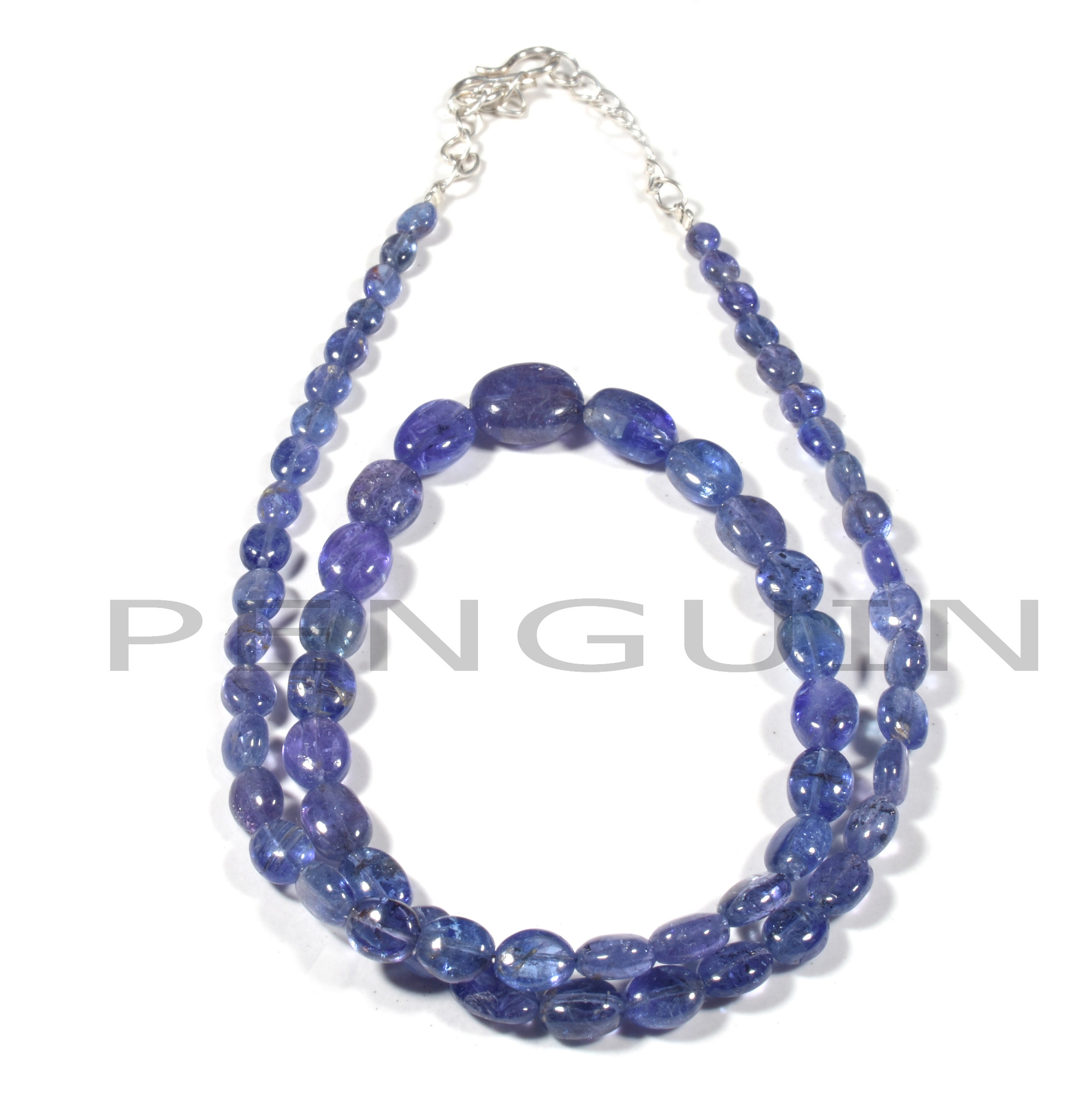 82 Cts Nuggets Gemstone Beads 5x4-11x7 MM Natural Tanzanite Smooth Nuggets Beads GIC#754 Blue Tanzanite 16 Inches Strand
