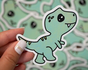 Durable Dino Sticker - Waterproof Vinyl Dinosaur Decal