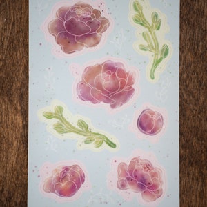 Flower Sticker Sheet