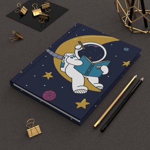 Astronaut Space Hardcover Journal | Space Notebook, Cosmic Writing Diary