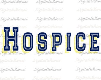 Hospice Bundle, Unisex, Navy and Yellow, Mix and Match, Hospice Staff, Hospice Nurse 12 PNG Files for Sublimation