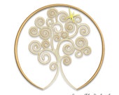 Tree of life machine embroidery design nature embroidery pattern pes file instant digital download