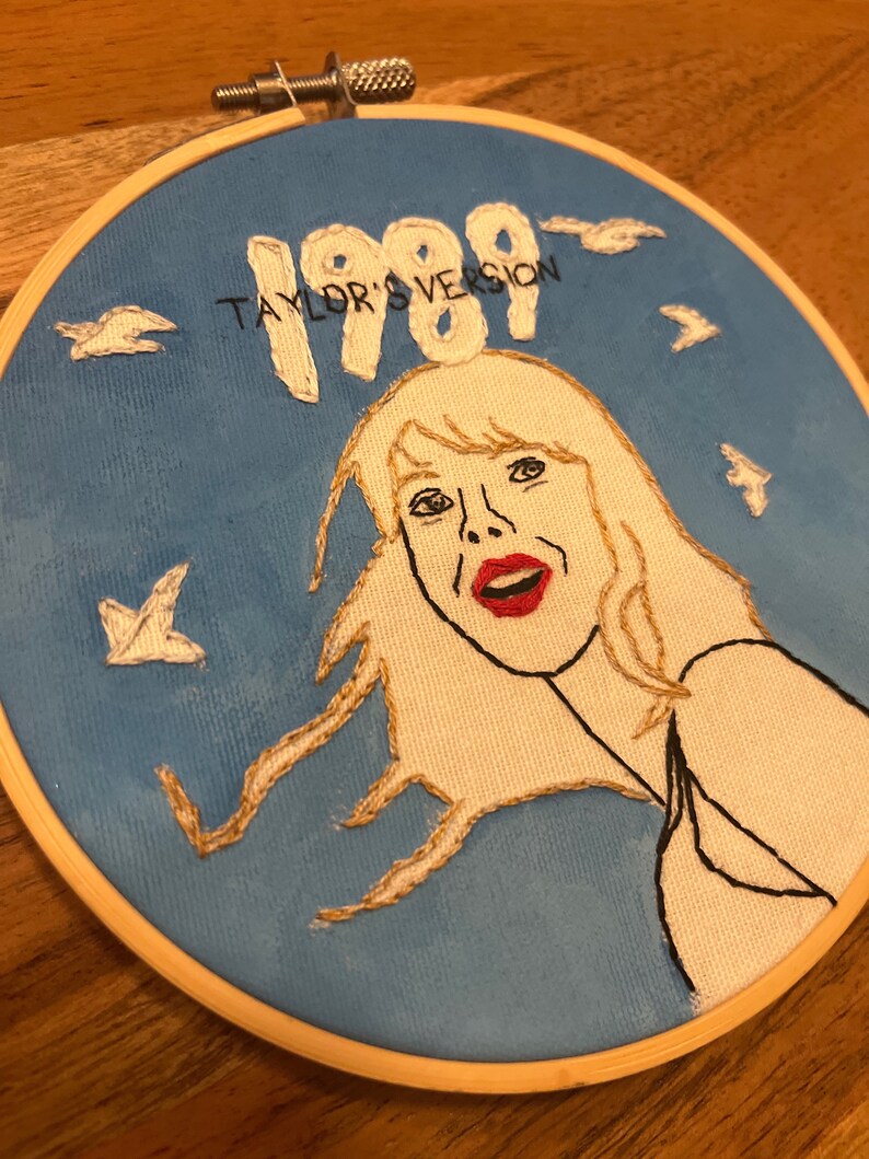 Taylor Swift 1989 Embroidery Album Cover Swiftie Hand Stitched