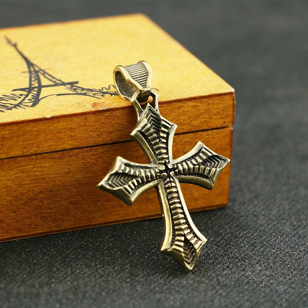 Brass Cross Etsy