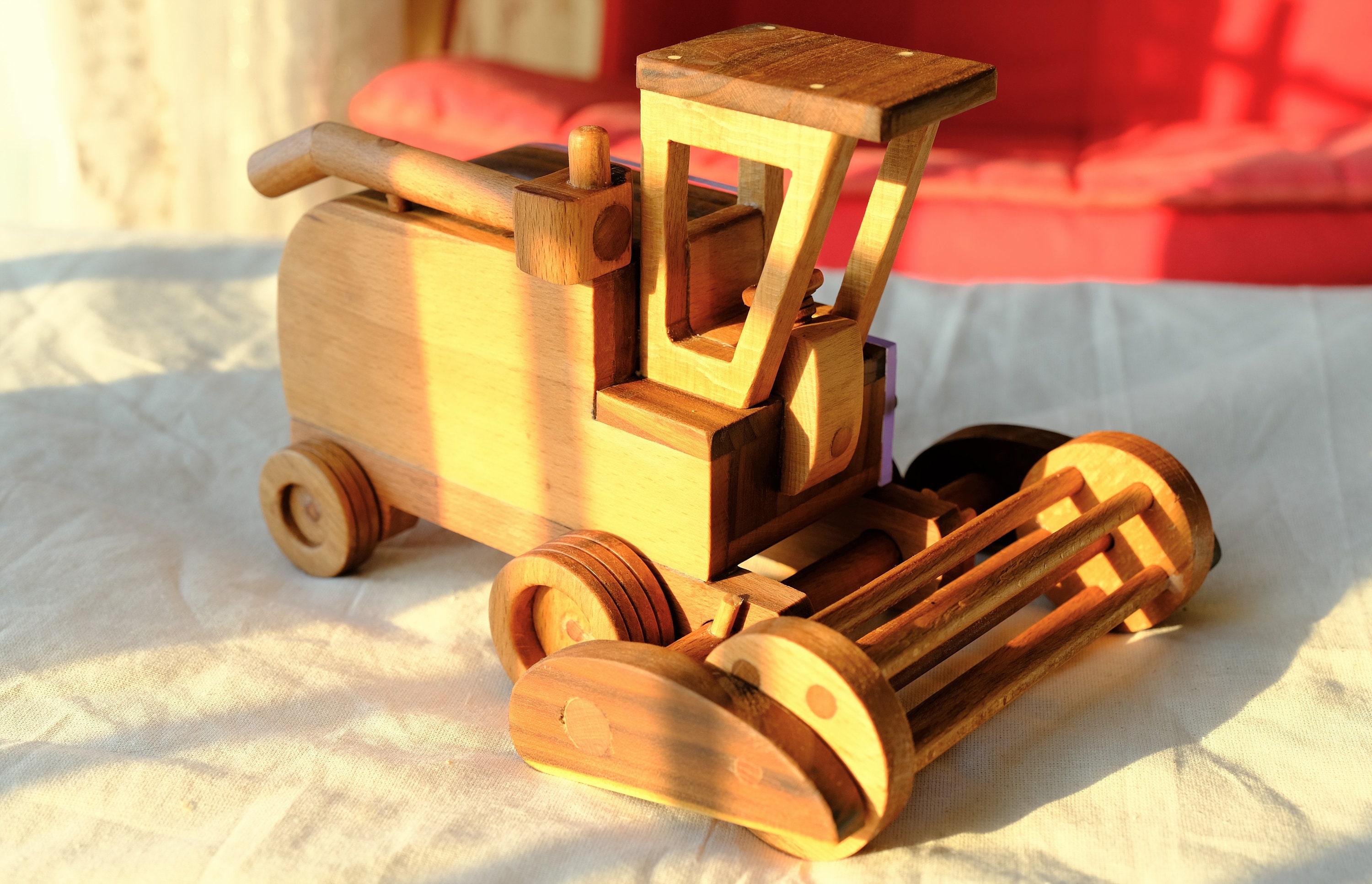 Wooden Combine Etsy France