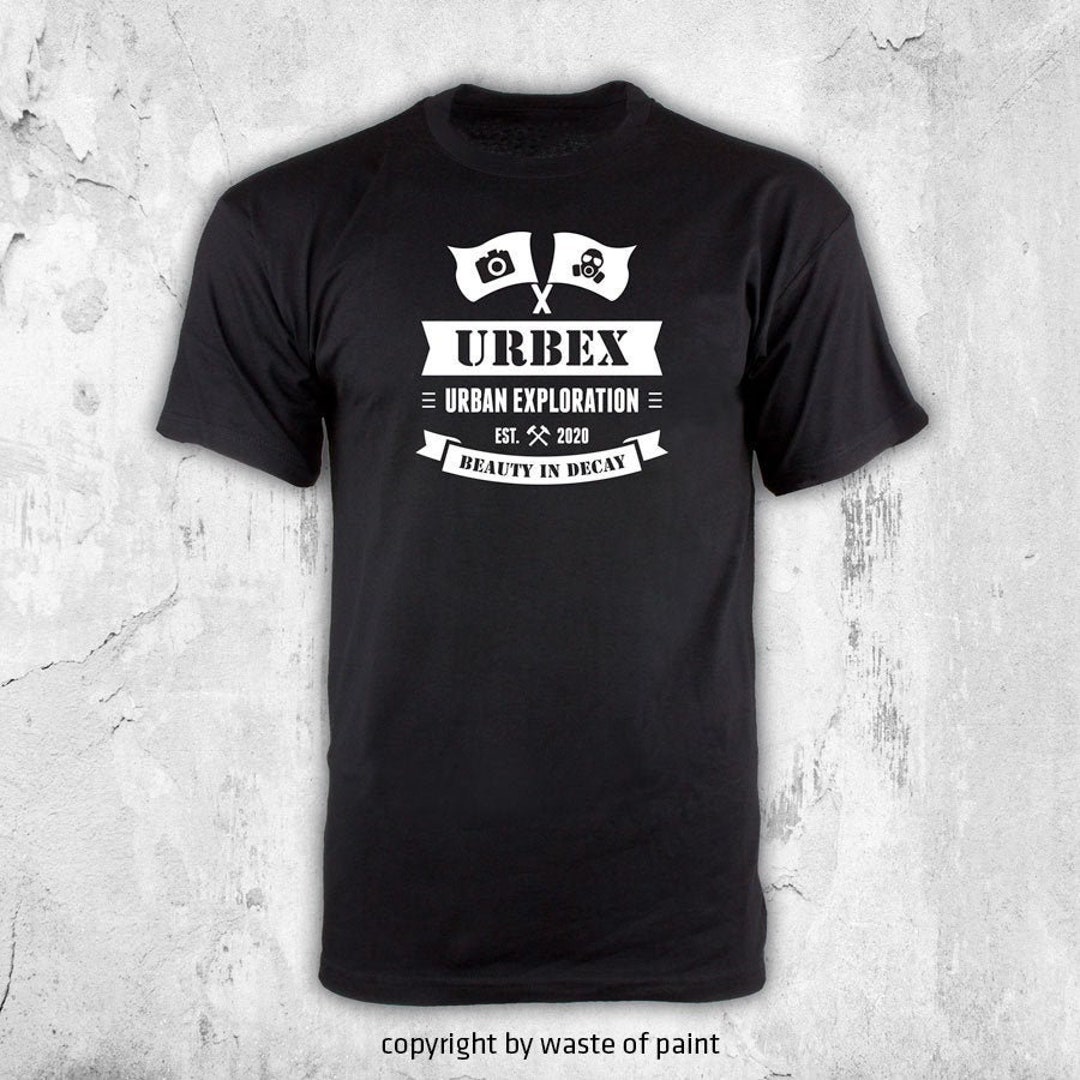 Urbex Shirt, Lost Places Decay, Urban Photography T-shirt Exploring, - Urban Etsy