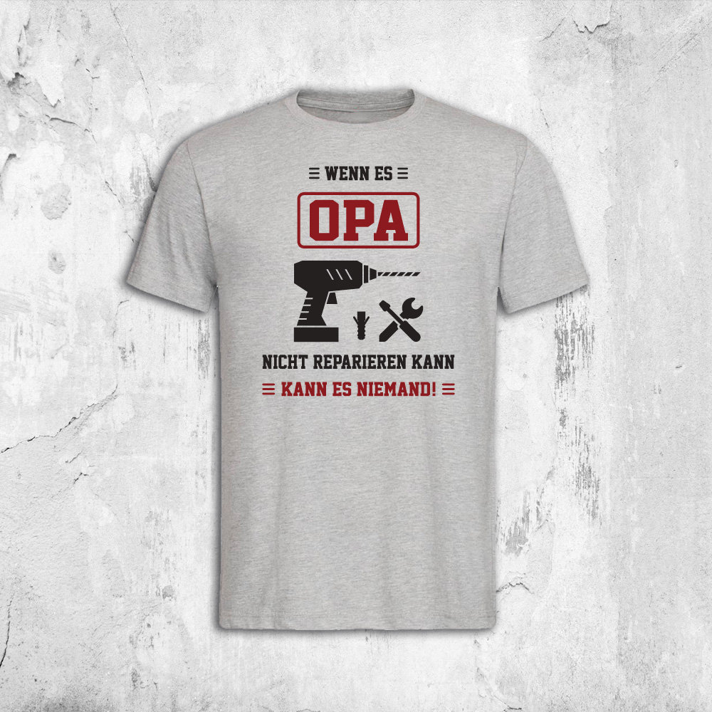 T Shirt Wenn Es Nicht Reparieren Kann Wenn es DEIN NAME nicht reparieren kann Wunschname, personalisierbar