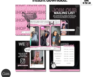 Instagram Template Pack: Social Media Designs (Digitaler Download)