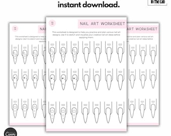 Nailart Arbeitsblatt