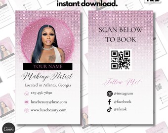 Instagram Business Card Template