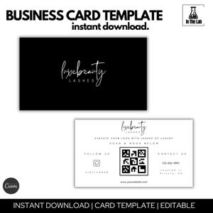 Business Card Template | Editable Business Card Template