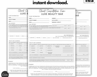 Kunden-Beratungsbogen für NaildesignerInnen