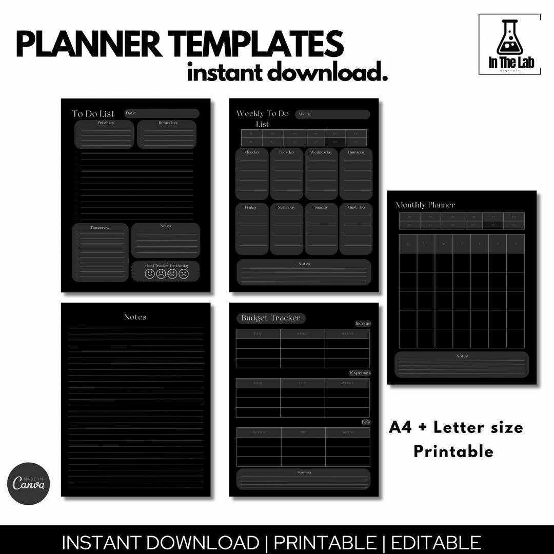 English Essentials Planner Essential Planner Templates - Etsy