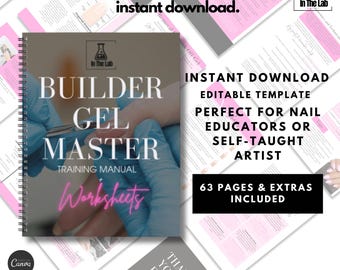 Model Gel Master Trainings-Handbuch | E-Book für Nageltechniker